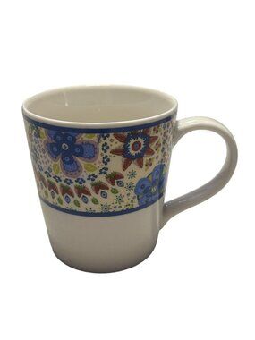 Starbucks 2007 Floral Boho Strawberry 11 Oz Coffee Mug
